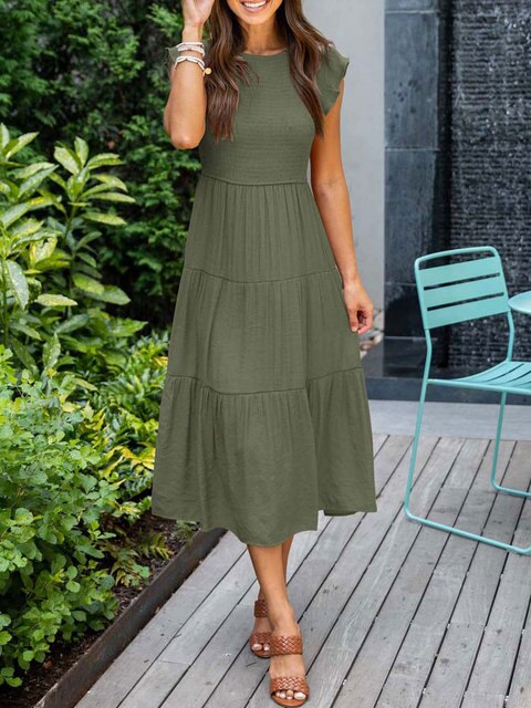 Helene - Elegancka vintage letnia maxi sukienka dla kobiet
