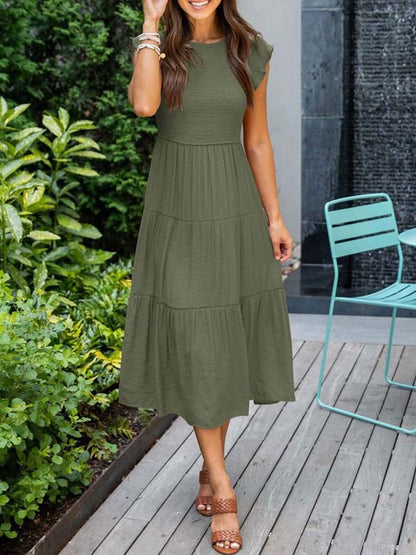 Helene - Elegancka vintage letnia maxi sukienka dla kobiet