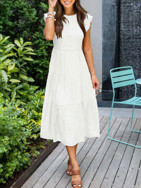 Helene - Elegancka vintage letnia maxi sukienka dla kobiet