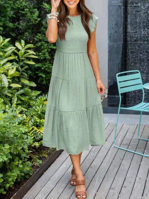 Helene - Elegancka vintage letnia maxi sukienka dla kobiet