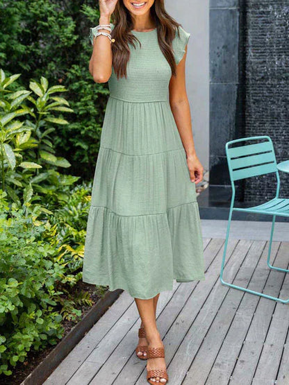 Helene - Elegancka vintage letnia maxi sukienka dla kobiet