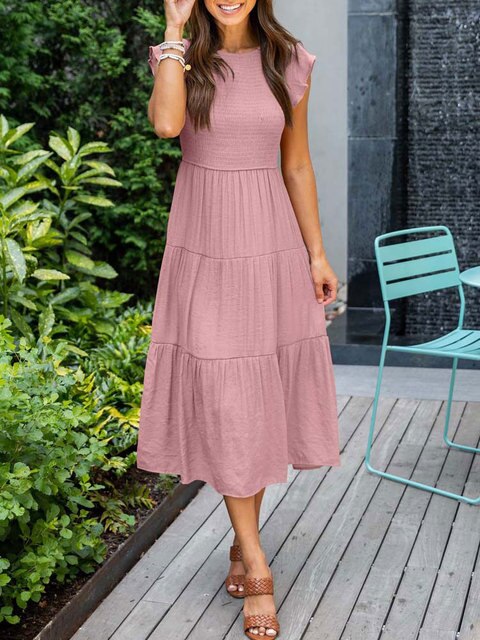 Helene - Elegancka vintage letnia maxi sukienka dla kobiet