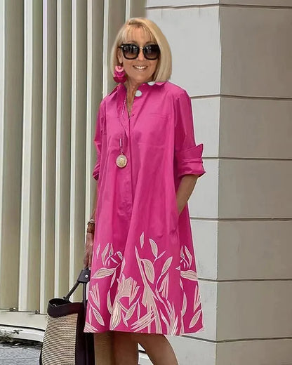 Suknia długa drukowana Kourtney