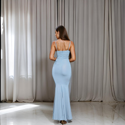 Irena - Elegancka Plisowana Sukienka Bodycon na Wieczór