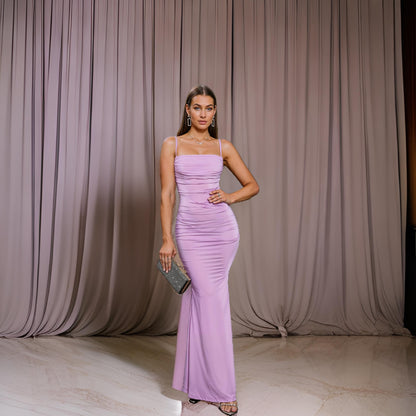 Irena - Elegancka Plisowana Sukienka Bodycon na Wieczór