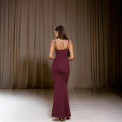 Irena - Elegancka Plisowana Sukienka Bodycon na Wieczór